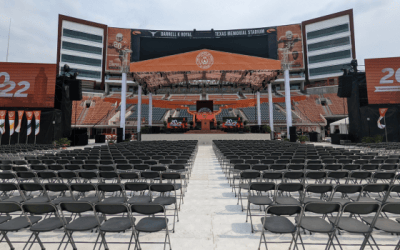 Meet our Newest Festival Stage – the 70’x50’ Load Bearing Rental Stage and Roof System